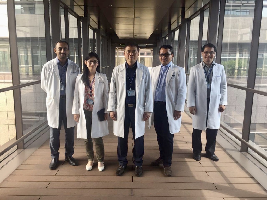Dr Prasad Bhukebag during clinical Metabolic and Bariatric Surgery fellowship with Prof C-K Huang in Taiwan