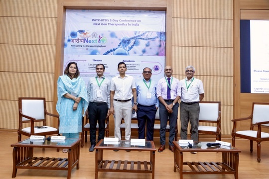 Dr Prasad Bhukebag on the expert faculty panel at WITC-IIT Bombay Next-Gen Therapeutics Conference